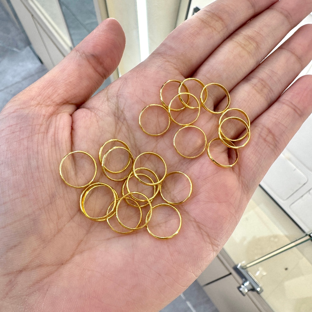 Nhẫn Tiết Kiệm Vàng 24k 0.1 Chỉ Huy Thanh Jewelry (KÈM TÚI GẤM) | BigBuy360 - bigbuy360.vn