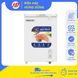 [ SHIP HỎA TỐC 2H TẠI HÀ NỘI ] Tủ đông Hòa Phát 107 lít HPF AD6107/ HPF AD6107G,1 chế độ dàn đồng 100% - Hàng chính hãng
