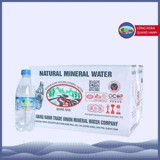 Nước Khoáng mặn Quang Hanh 500ml Có GAS (Thùng 20 Chai) - Khoáng Quảng Ninh tốt cho dạ dày tiêu hoá