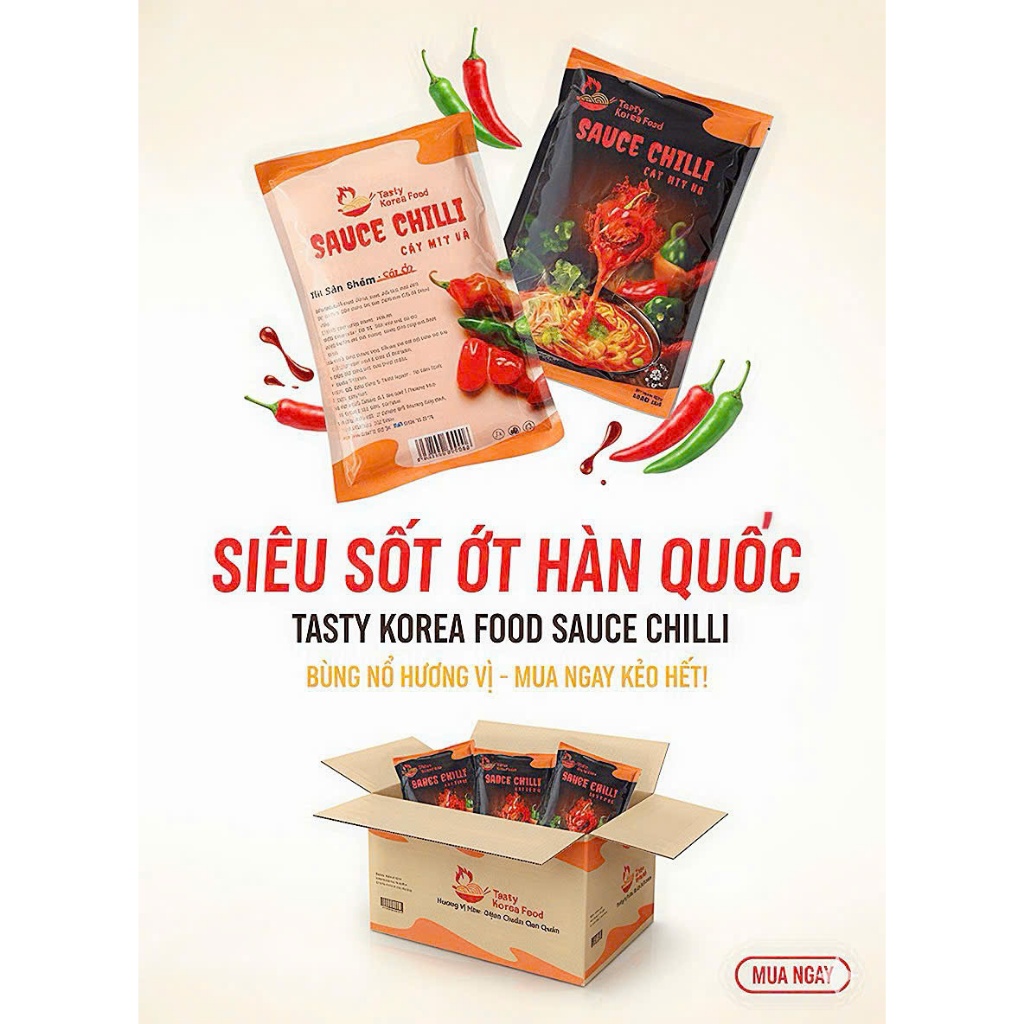 ỚT CHIA CẤP ĐỘ MÌ CAY túi 1kg