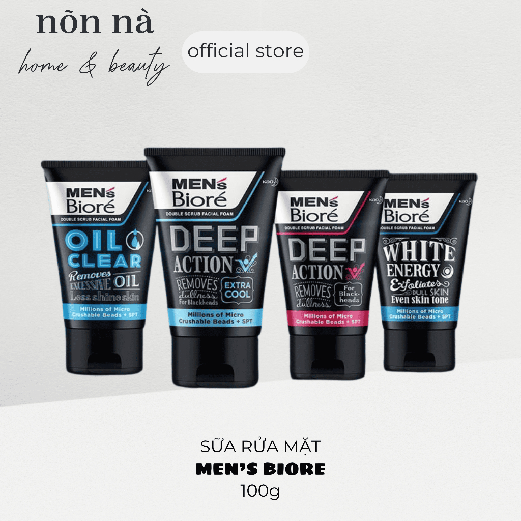 Sữa rửa mặt Men’s Biore 100g