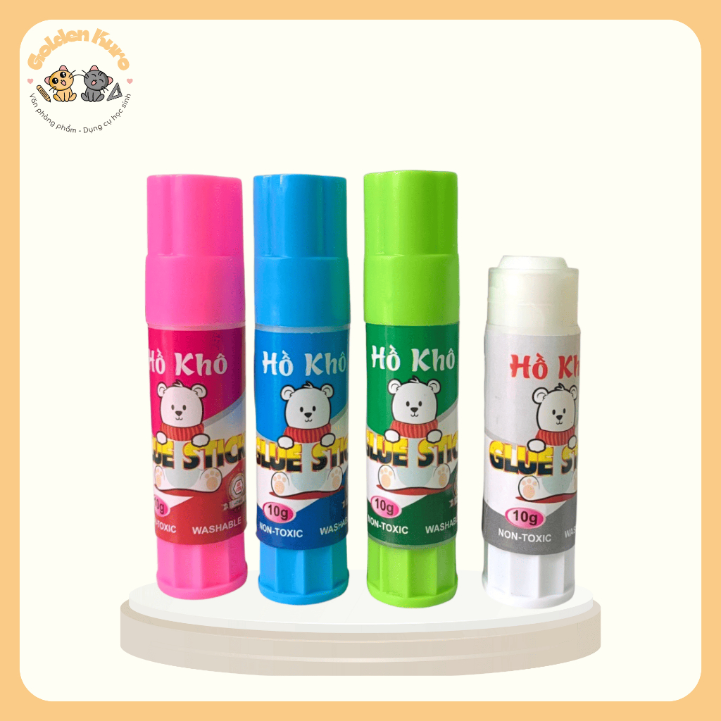 Hồ khô G-STAR - Dán chắc, khô nhanh, an toàn cho học sinh | VPP Golden Kuro