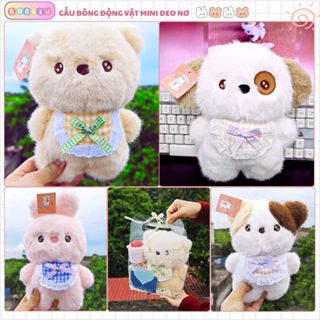  Gấu Bông Hình Con Vật Mini Thỏ Cún Heo Cừu Vịt Gấu có hộp quà làm quà tặng cho bé,bạn gái sinh nhật,noel,20 10,8 3 