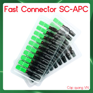 10 Đầu FastConnect SC APC – Kết Nối Sợi Quang Nhanh, Chuẩn Góc, Giảm Suy Hao