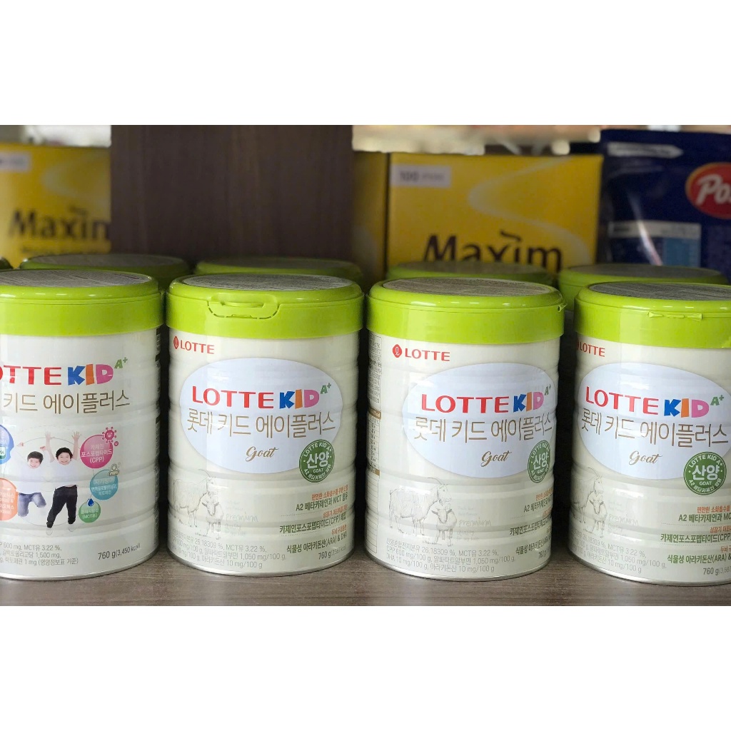 SỮA LOTTE KID BÒ - DÊ HÀN QUỐC (760g/hộp)