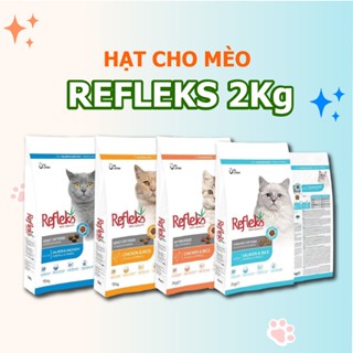  Hạt Refleks 2kg thức ăn hạt khô cho mèo con và trưởng thành dinh dưỡng tiện lợi 
