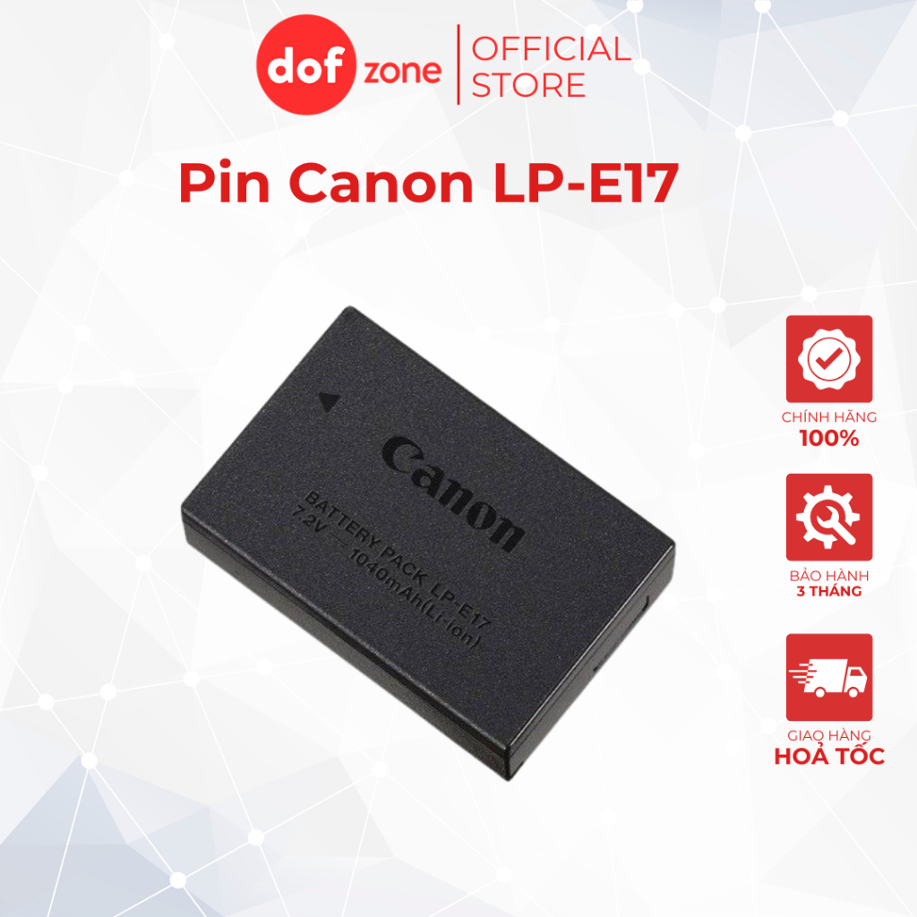 Pin Canon LP-E17 | Hàng Chính Hãng