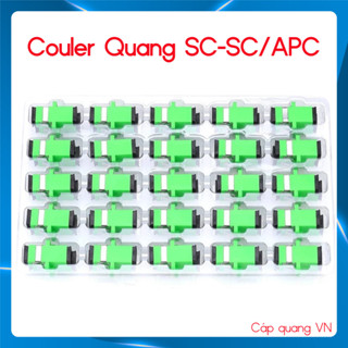 Combo 50 Coupler SC APC Xanh lá