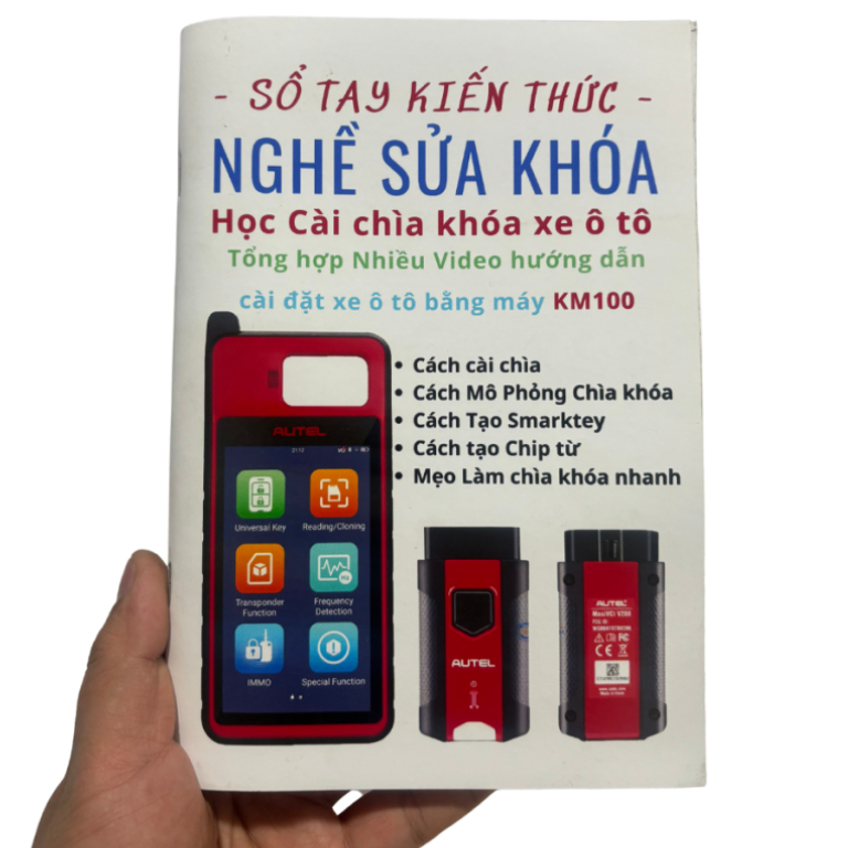 Hướng dẫn dùng Máy Autel KM100 – Thiết Bị đọc lỗi Smartkey, Remote & Chip Đa Năng – Màn Hình Cảm Ứng
