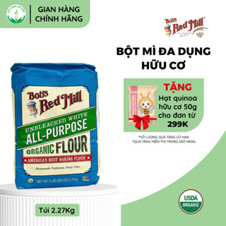   Date 5.2026  Bột Mì Đa Dụng Hữu Cơ Bob's Red Mill 2.27kg 