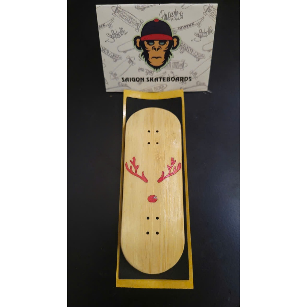 Rudolph Red Nose Fingerboard Comp - Bộ Ván trượt Ngón Tay Rudolph Mũi Đỏ 34mm * 96mm