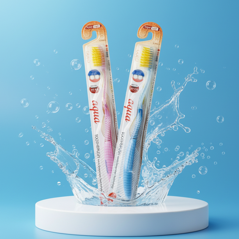 Bàn chải đánh răng Aqua Gold - Hàn Quốc Chính hãng