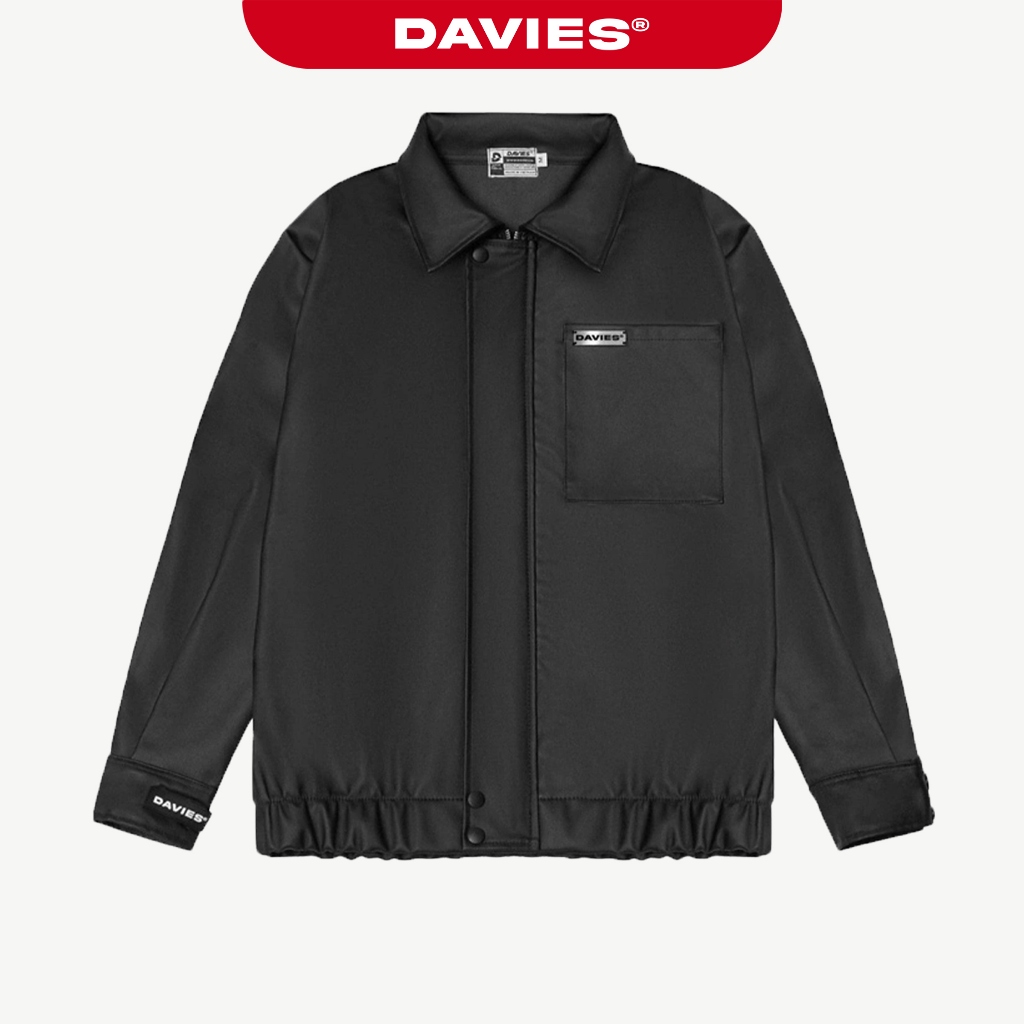 Áo khoác da nam nữ form rộng DAVIES Oversized Leather Jacket local brand | D15-AK35