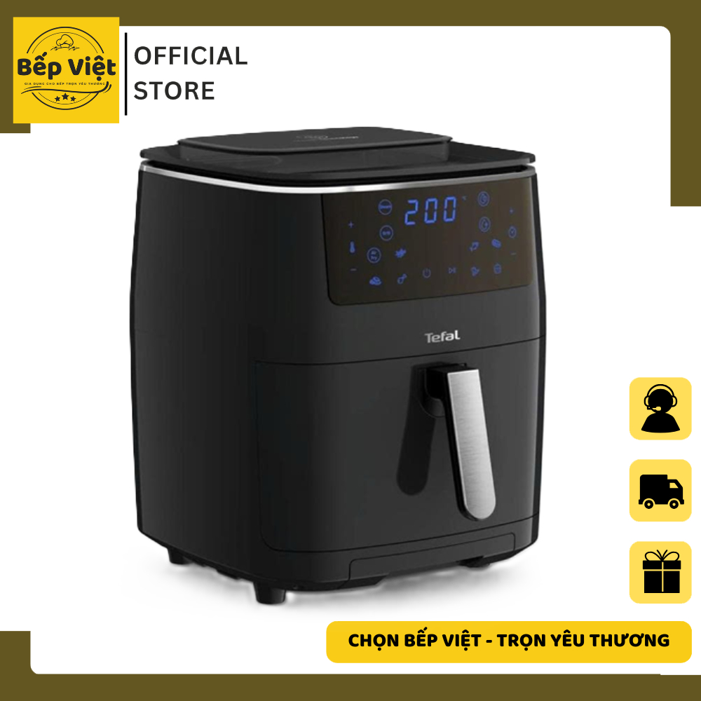Nồi chiên không dầu Tefal 3 trong 1 Easy fry Steam & Grill FW201815 - Công suất 1900W - Chiên,nướng,