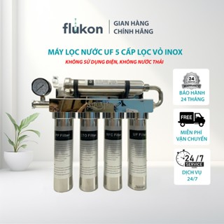 Máy Lọc Nước UF 5 Cấp Uống Trực Tiếp, Loại Bỏ Canxi  Không Sử Dụng Điện, Không Bình Tích Áp Nhỏ Gọn