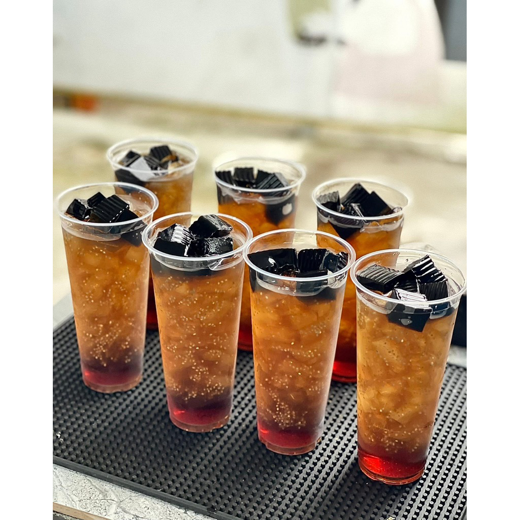 Combo 100 ly ốm cao 700ml - ly tim 700ml UKP kèm nắp cầu đựng trà sữa, trà trái cây siêu đẹp