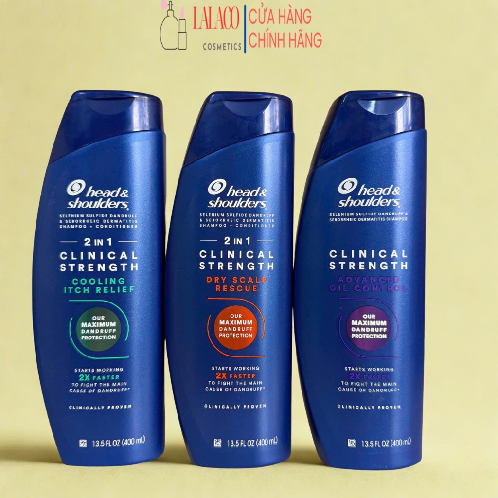 Dầu Gội Head & Shoulders Max Strength 400ml Mỹ