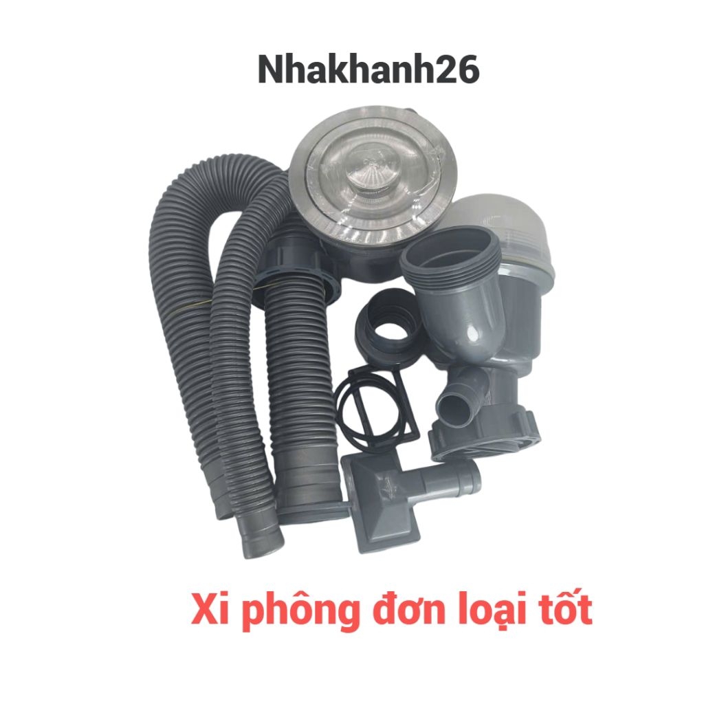 Xi phông đúc chậu rửa bát 1 hố