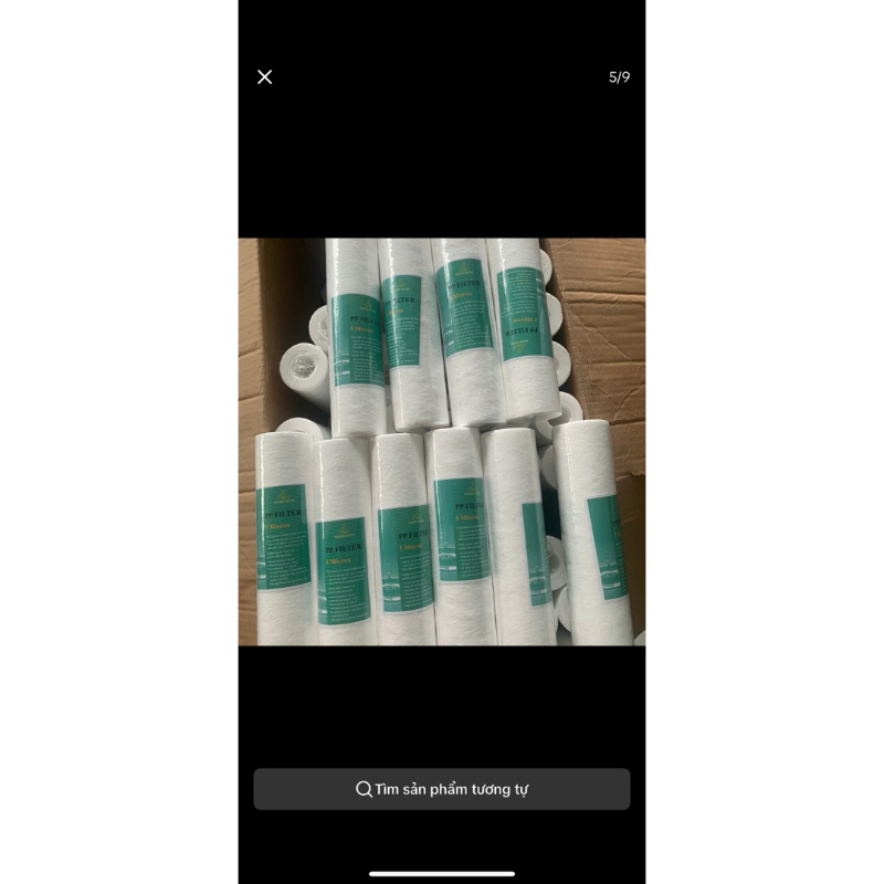 Bộ 10 Lõi Lọc Số 1 Nesan  10inch PP Filter 5 Micron
