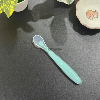 Thìa Silicon Đầu Siêu Mềm Cho Bé Ăn Dặm