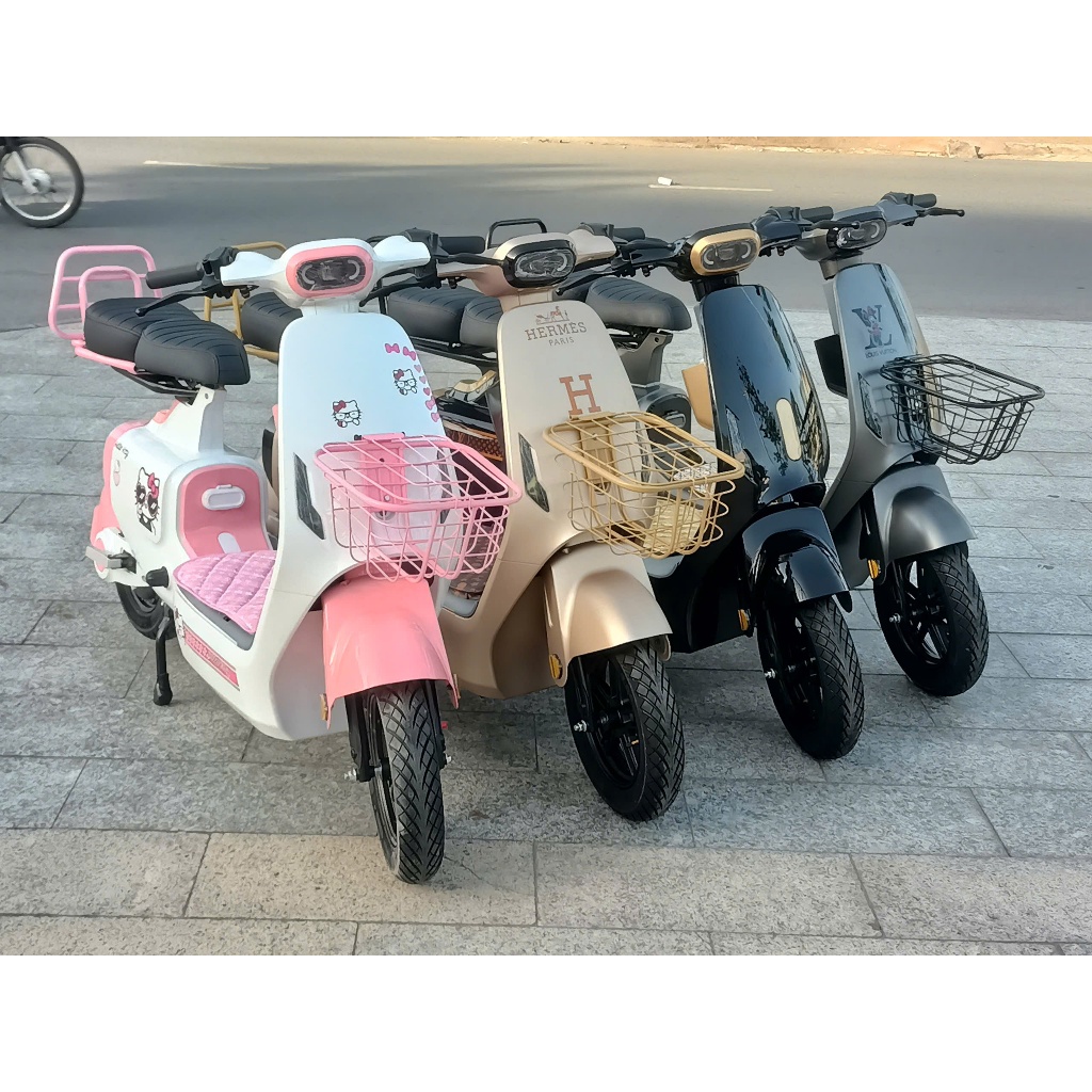 Yên xe điện VC, V1, V1 Plus, V1 Ultra, Z3 có bọc màu thời trang, chất liệu da PU chống nước, ngồi êm