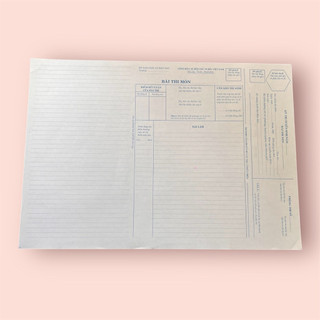 Giấy thi (phách dọc) - compo 50 tờ