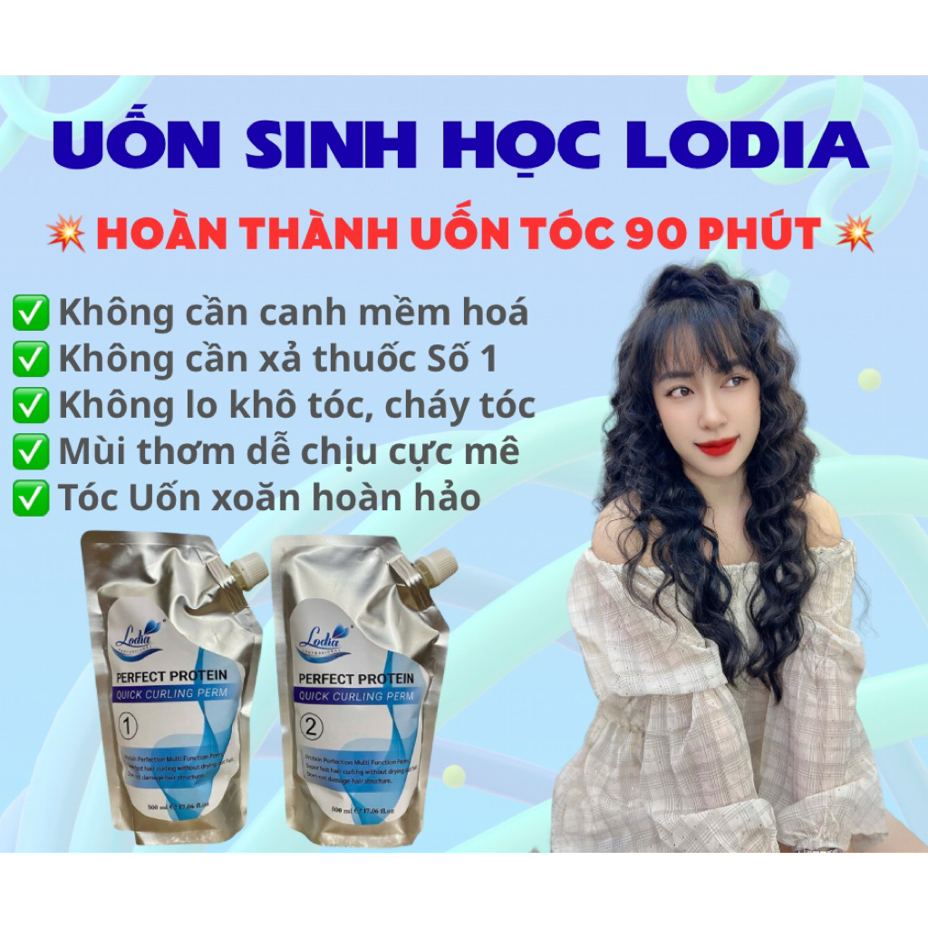 [Sỉ 5 Cặp] Uốn dưỡng sinh Lodia, Uốn không canh mềm hoá, Uốn phục hồi, Uốn 60 phút