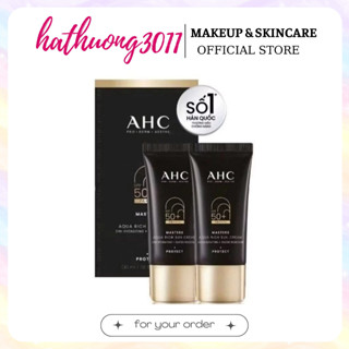  đủ bill  Kem Chống Nắng AHC Phổ Rộng căng mướt da suốt 24H Masters Aqua Rich Sun Cream 