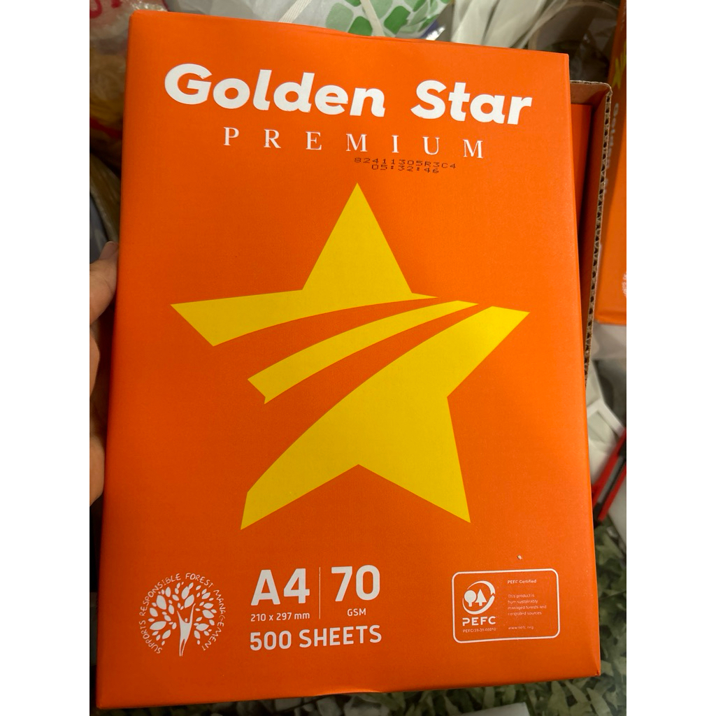 Giấy in Golden star 70 A4 (thùng 5ream)