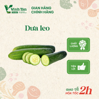 Dưa leo sạch 200 - khay 300g - Rau tươi sạch chuẩn Vietgap [Giao hỏa tốc TPHCM]