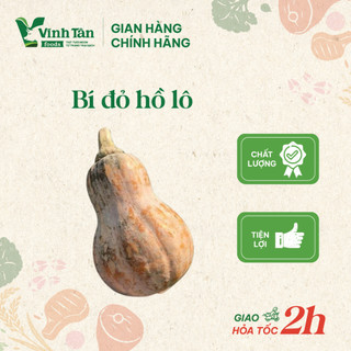 Bí đỏ hồ lô trái 1kg - 1,2kg