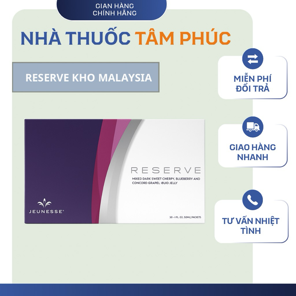 KHO MALAYSIA - RESERVE JEUNESSE NƯỚC TRÁI CÂY TỰ NHIÊN