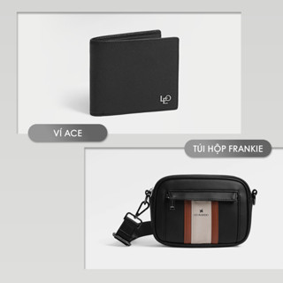  Combo Ví & Túi Đeo Chéo Leonardo Da Saffiano Microfiber – Gọn Gàng Chống Xước - Combo Ví ACE 