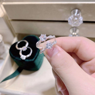 Nhẫn đá YURISLIVER thiết kế bạc xinh _Nhẫn bạc nữ