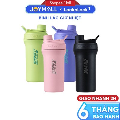 Bình Lắc Giữ Nhiệt LocknLock LHC4276 650ml, Hàng Chính Hãng, Có Vạch Chia Dung Tích - JoyMall