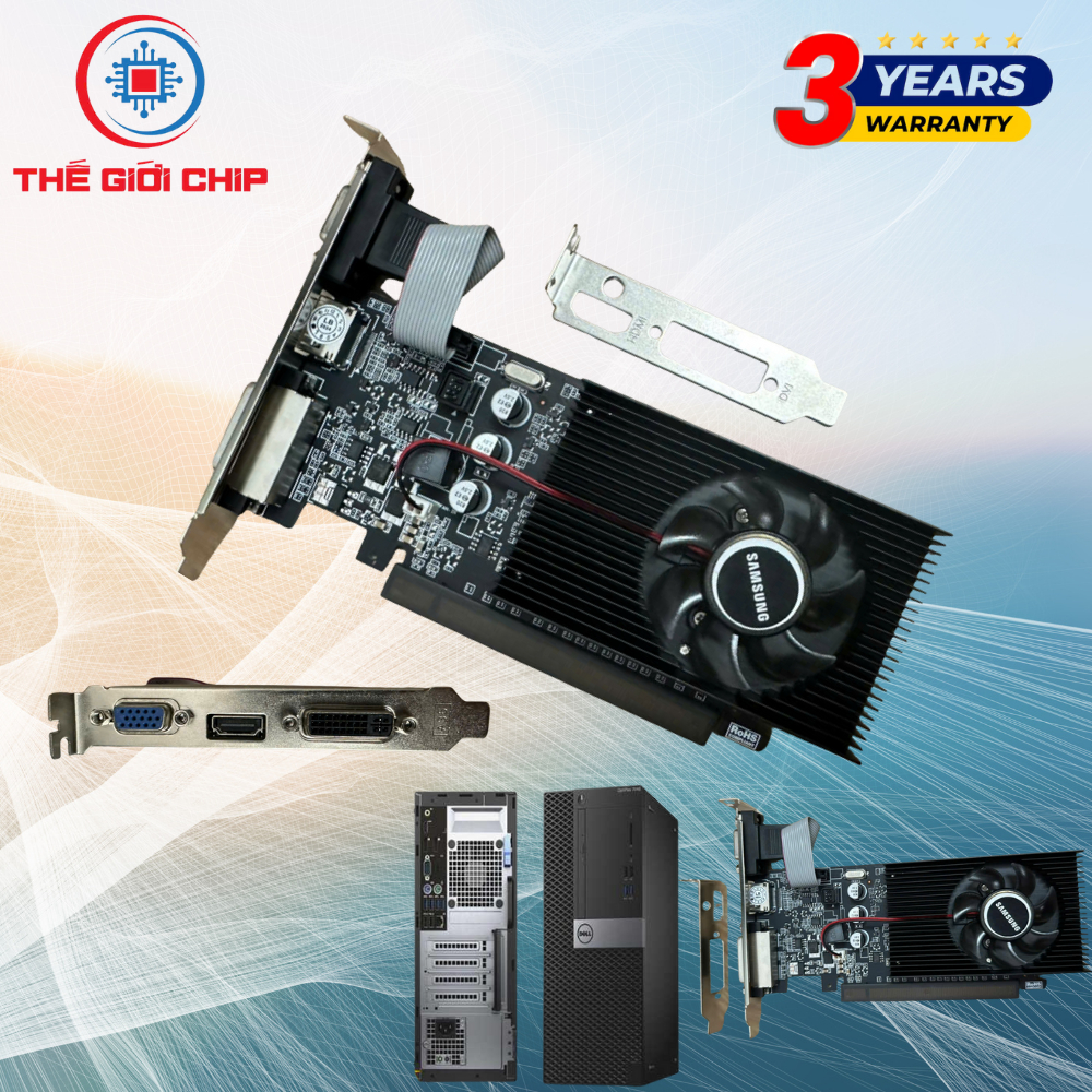 Card màn hình (VGA) Samsung GT 730-OC 4GB (có pass gắn máy mini nhỏ) I Bảo hành 36 tháng