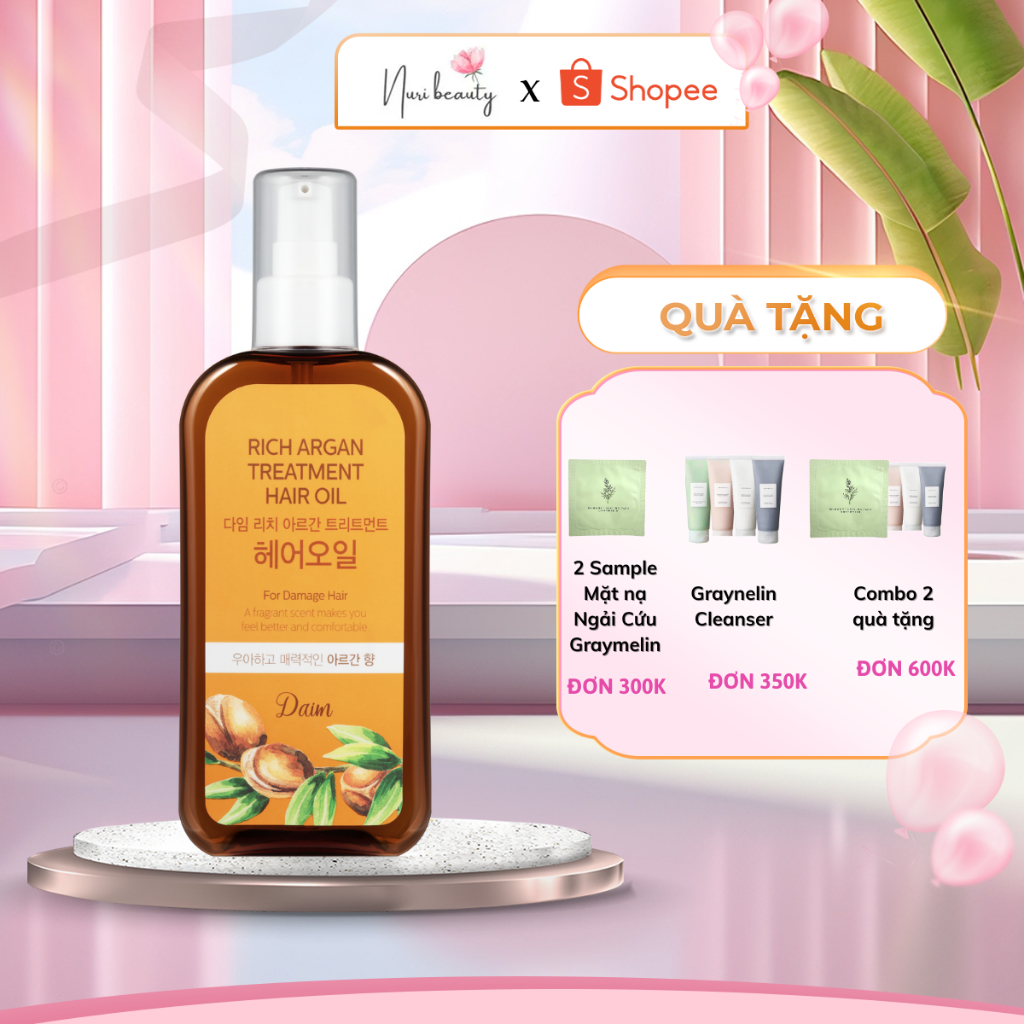 'DAIM RICH ARGAN TREATMENT HAIR OIL_260ml