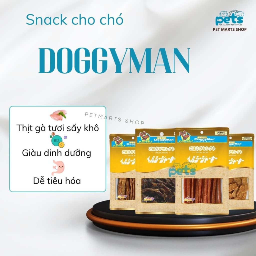 Doggyman Thanh gà sấy cho chó 70g