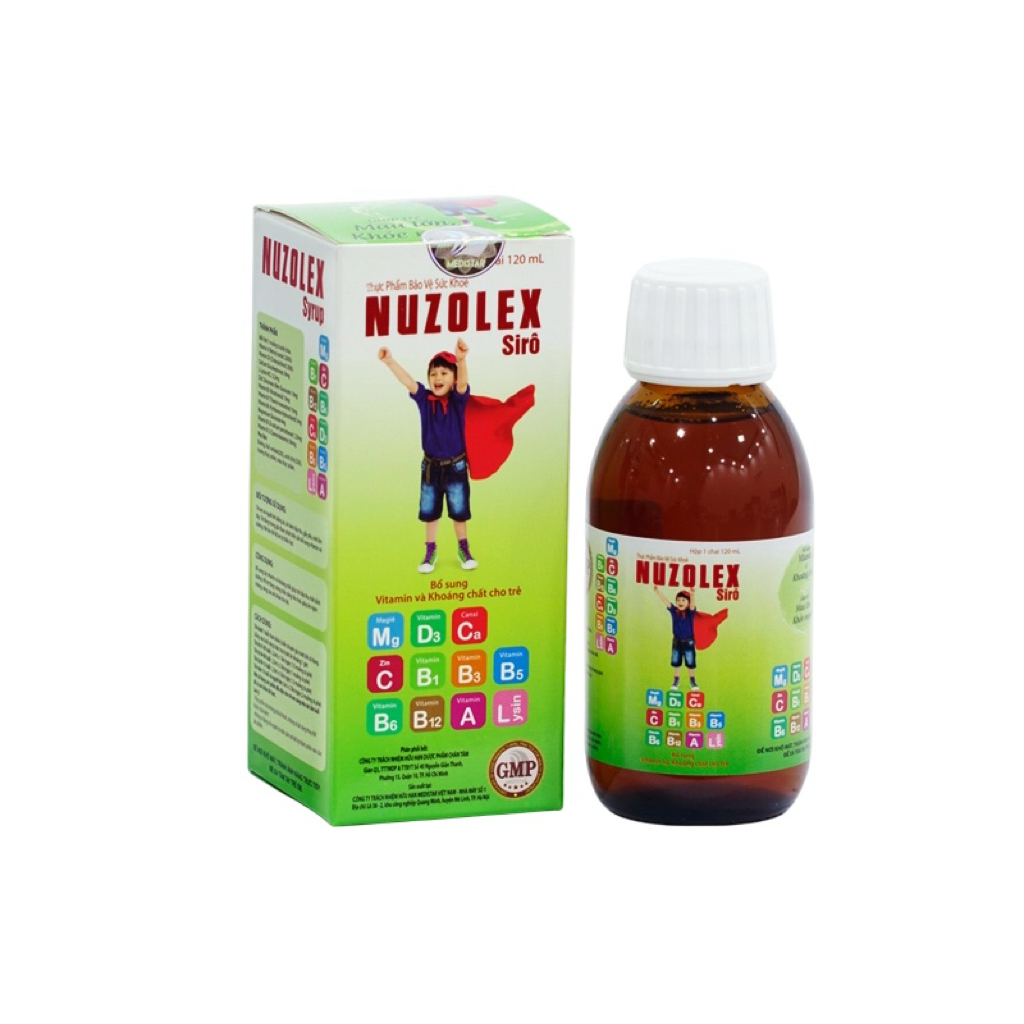 TĂNG ĐỀ KHÁNG NUZOLEX SIRO C120ml