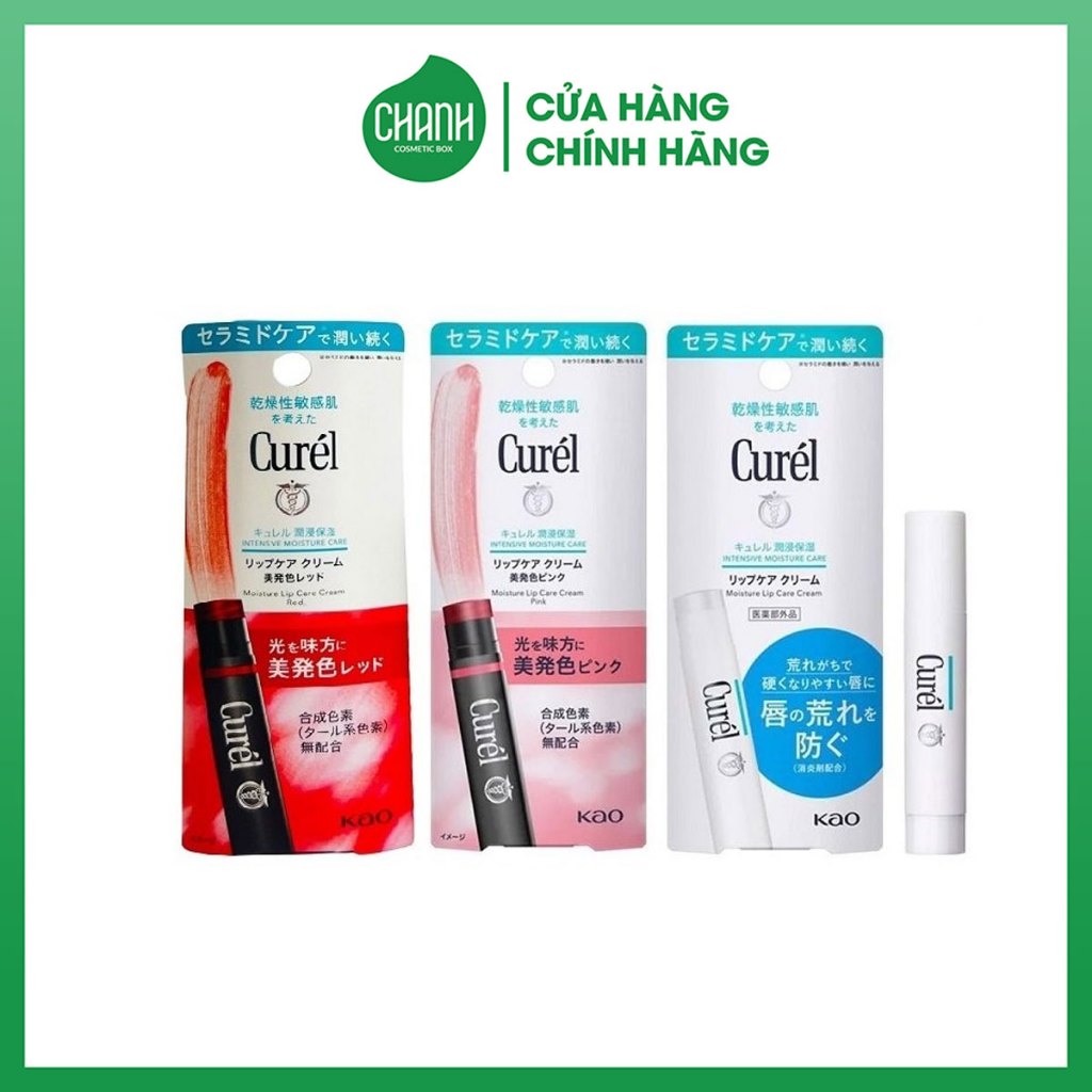 Son Dưỡng Môi Curel Intensive Moisture Care Moisture Lip Care Cream 4.2g