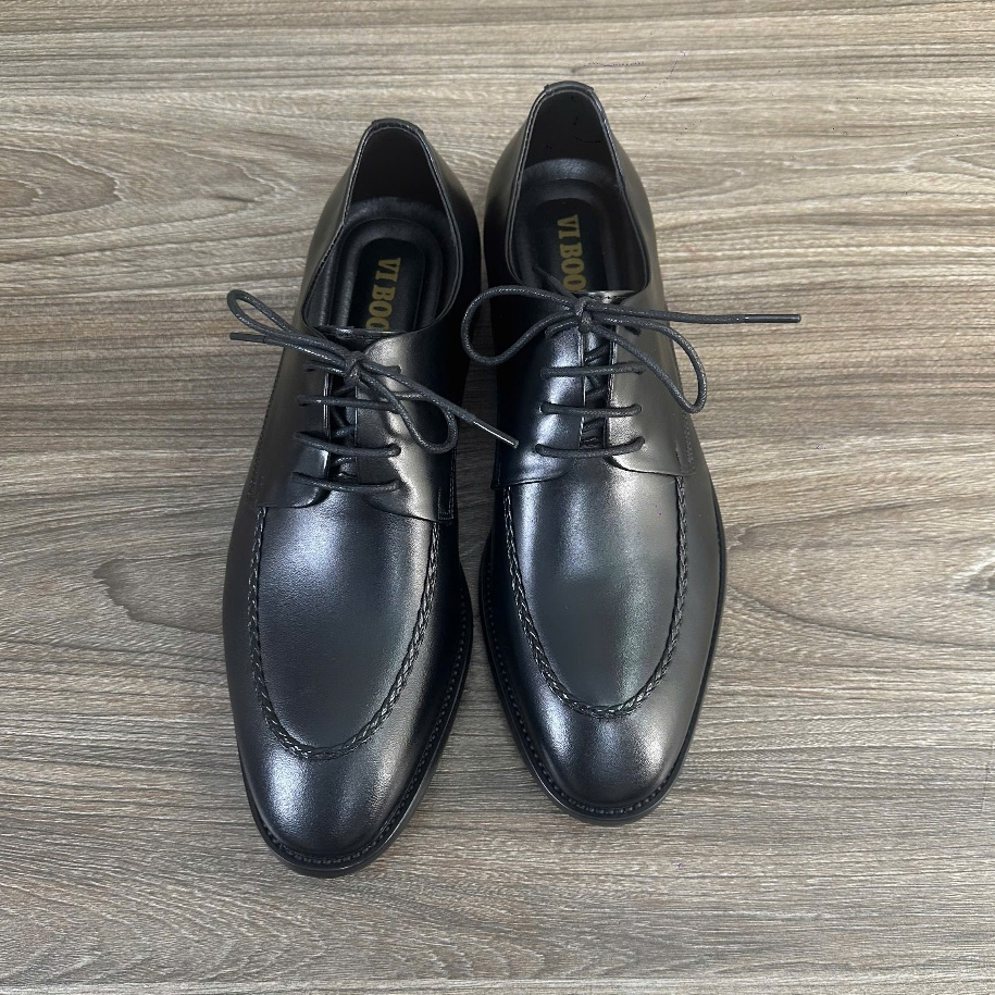 Giày Tây Nam Màu Đen Cao Cấp Form Cứng Cáp Sang Trọng [DV03]