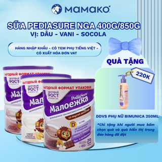  Sữa Bột Pediasure Nga Vị Vani Dâu Socola 850g Bổ Sung Dinh Dưỡng Cho Trẻ Biếng Ăn Chậm Lên Cân –  Mamako 