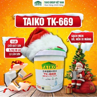   1Kg-2Kg-5Kg  Keo Chống Thấm Trong Suốt TAIKO 669 Xử Lý Lộ Thiên Sàn Đã Ốp Lát Gỗ Đá Kim Loại 