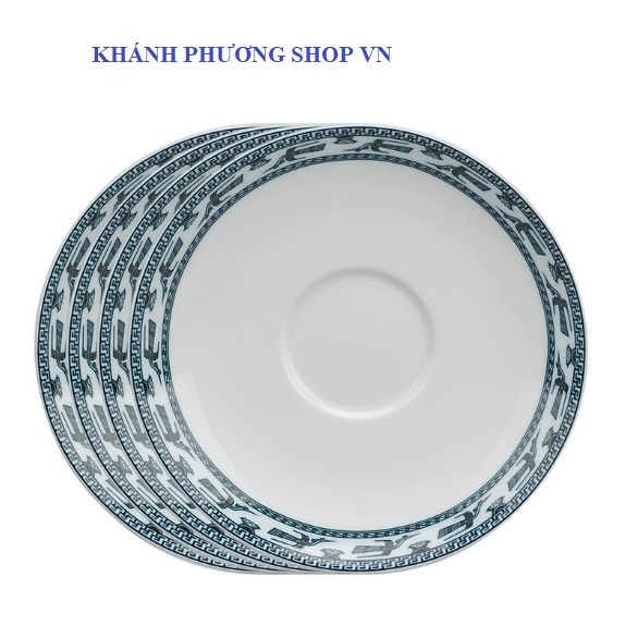 Bộ 5 dĩa lót chén chim lạc 15cm sứ Minh Long
