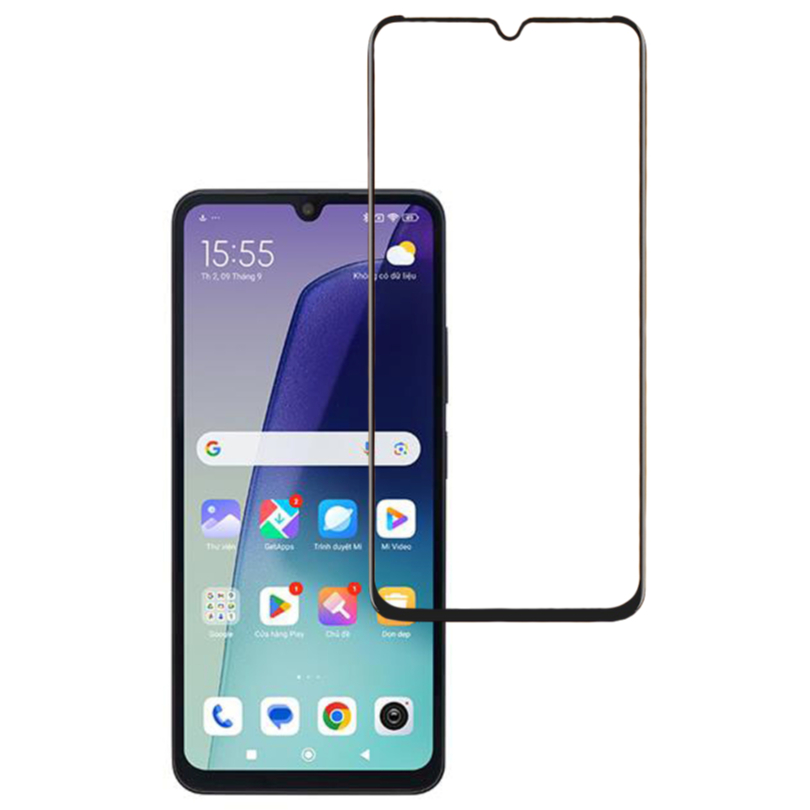 Miếng dán cường lực Xiaomi Redmi A3 Pro/ A4 5G/ 14R 5G/ 14C/ Poco C75/ C75 5G full màn hình
