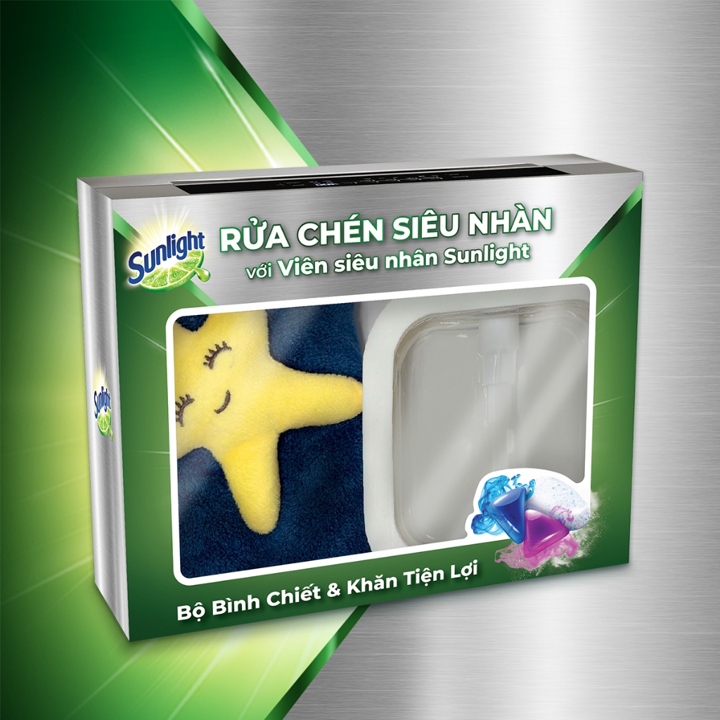 [HC Gift] Combo Rửa chén Sạch Tiện Lợi