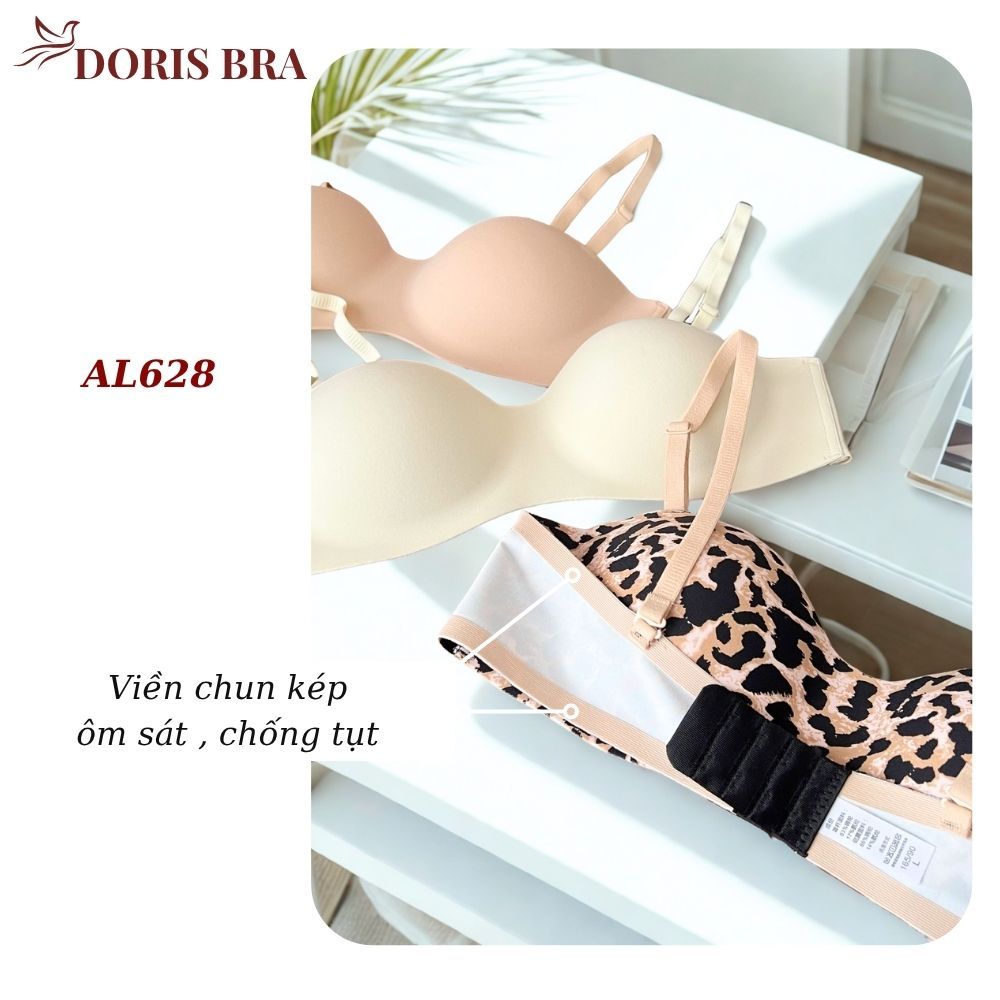Áo lót đệm mỏng DORIS AL628, áo cup không viền không hằn ôm nâng ngực nhẹ nhàng tháo dây vai cao cấp | BigBuy360 - bigbuy360.vn