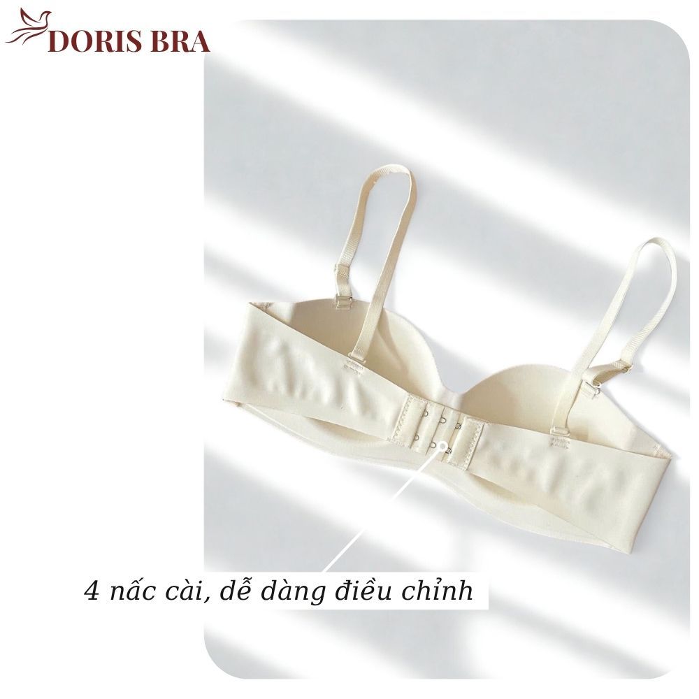 Áo lót đệm mỏng DORIS AL628, áo cup không viền không hằn ôm nâng ngực nhẹ nhàng tháo dây vai cao cấp | BigBuy360 - bigbuy360.vn