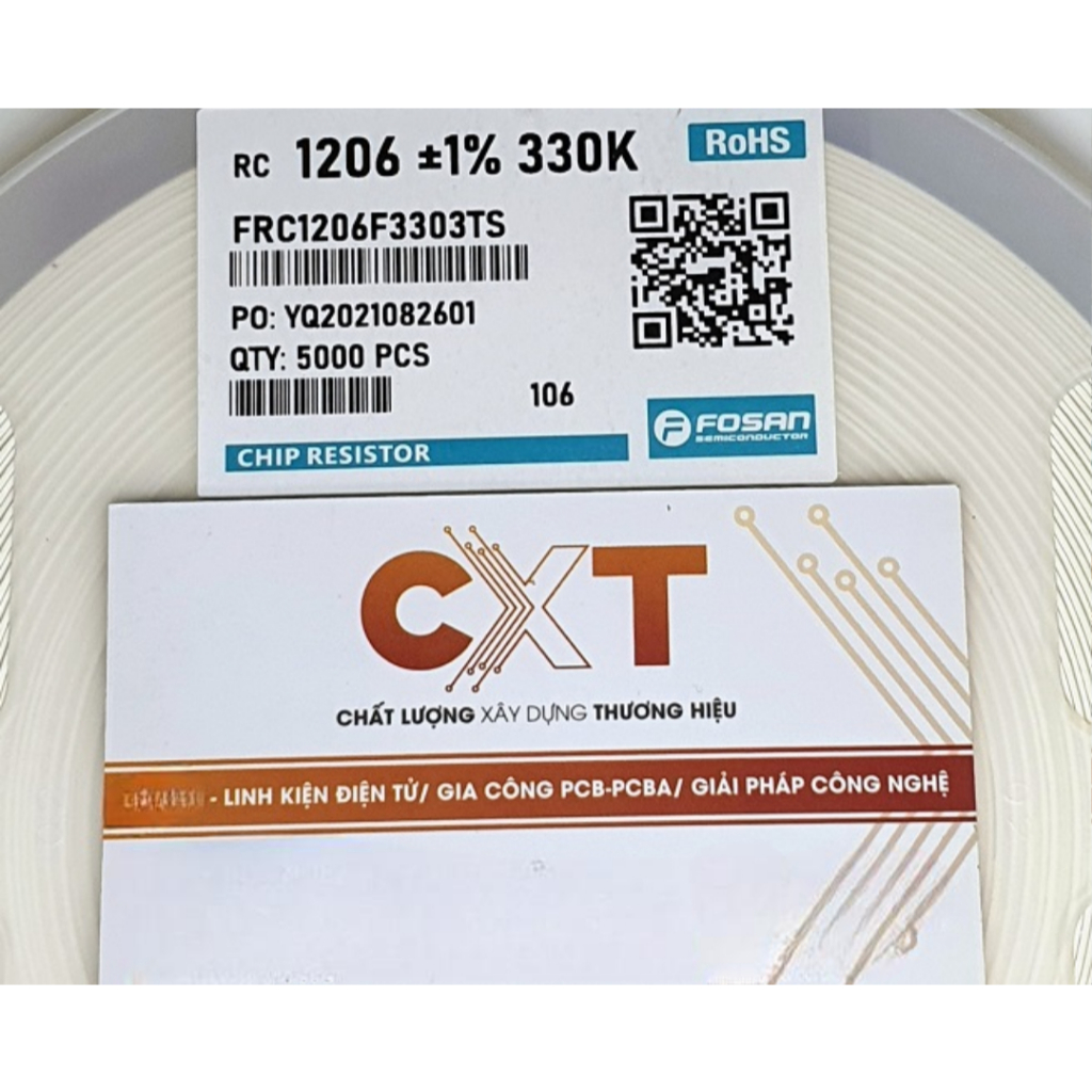 Điện trở 330K 1206 (1%) (50c)