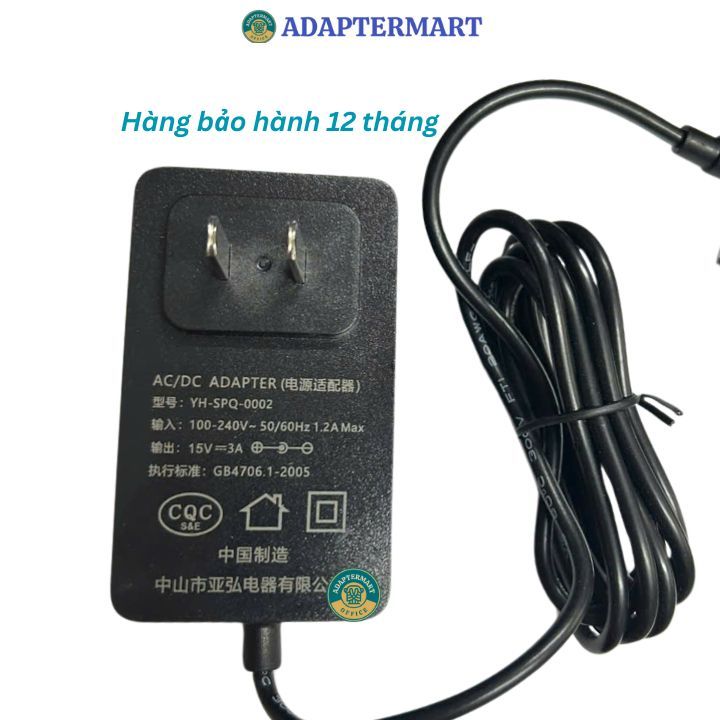 Adapter nguồn Korg PA300 PA-300 KA380 KA-380 15v xịn - bảo hành 1 năm K60